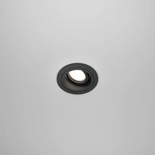 Светильник точечный Akron DL025-2-01B Maytoni чёрный 1 лампа, основание чёрное в стиле современный  фото 4